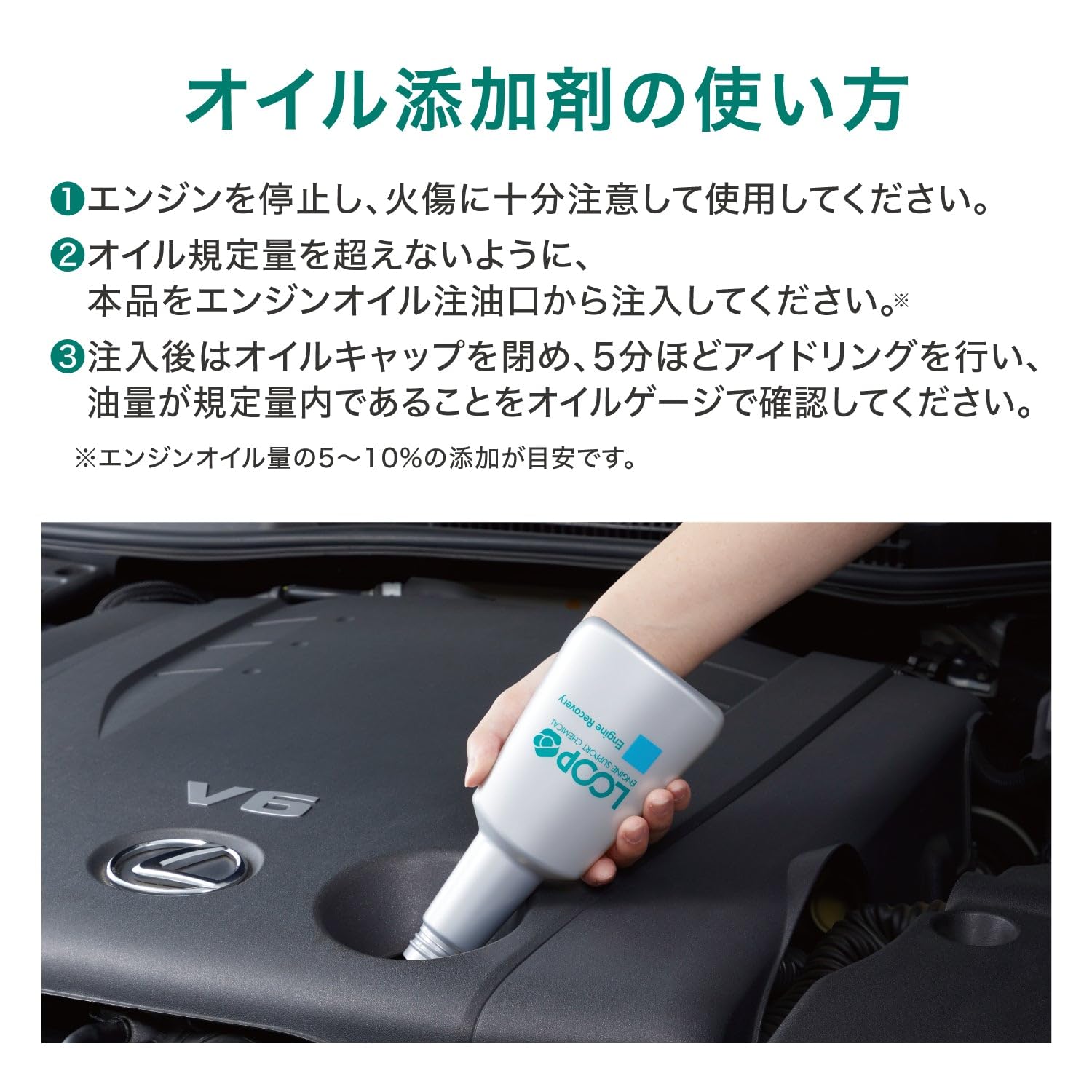 SurLuster(シュアラスター) ループ エンジンリカバリー エンジンオイル添加剤 経年車 走行距離5万km以上 振動音低減 振動低減 摩耗劣化低減 燃費改善 LP-43 - 4