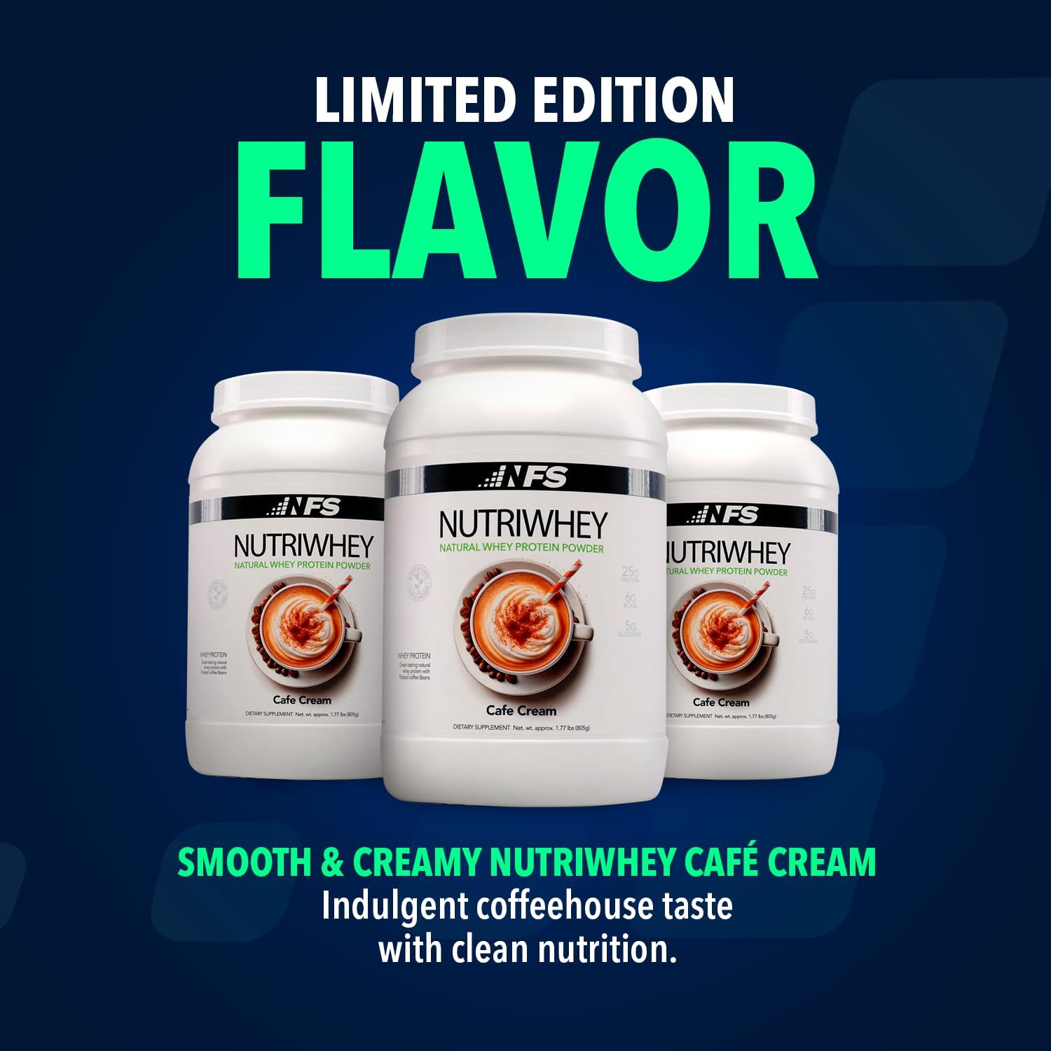 NutriWhey Natural Whey Protein Powder Supplement