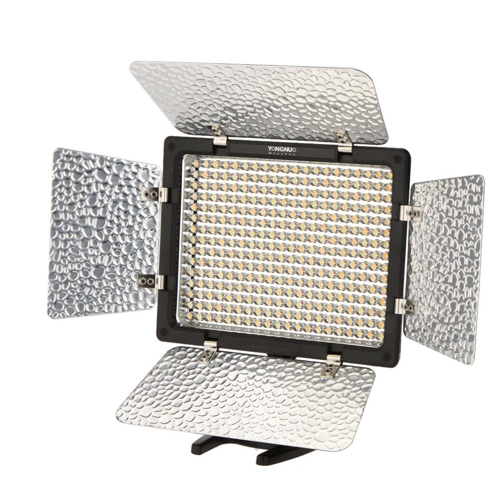 Yongnuo YN-300 III YN300 III Pro lampa wideo LED 3200 K-5500 K, temperatura barwowa do aparatów Canon Nikon DV i kamkorderów z akumulatorem WINGONEER NP-F750 i ładowarką