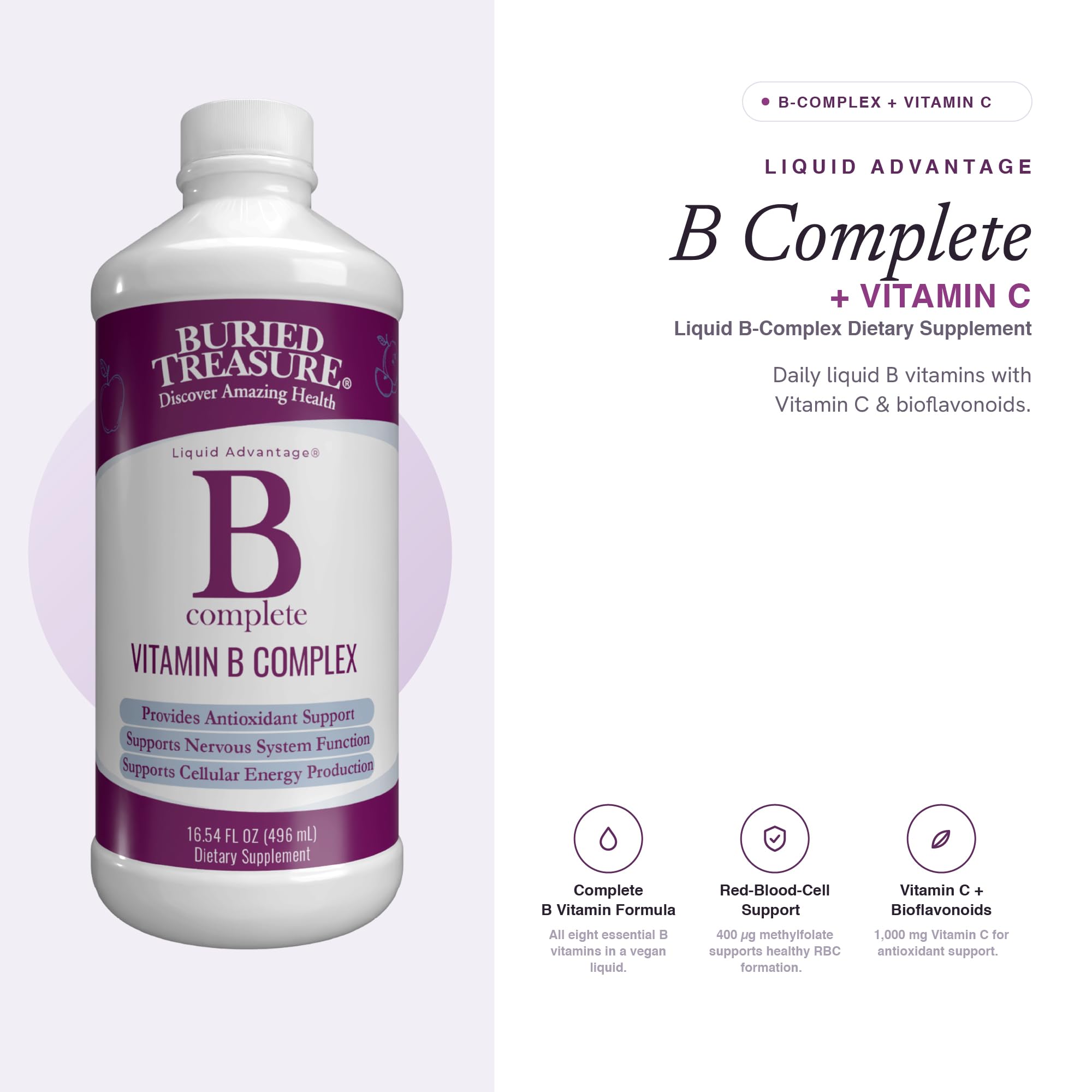 Amazon.com: Buried Treasure B Complete - Liquid Vitamin B Complex