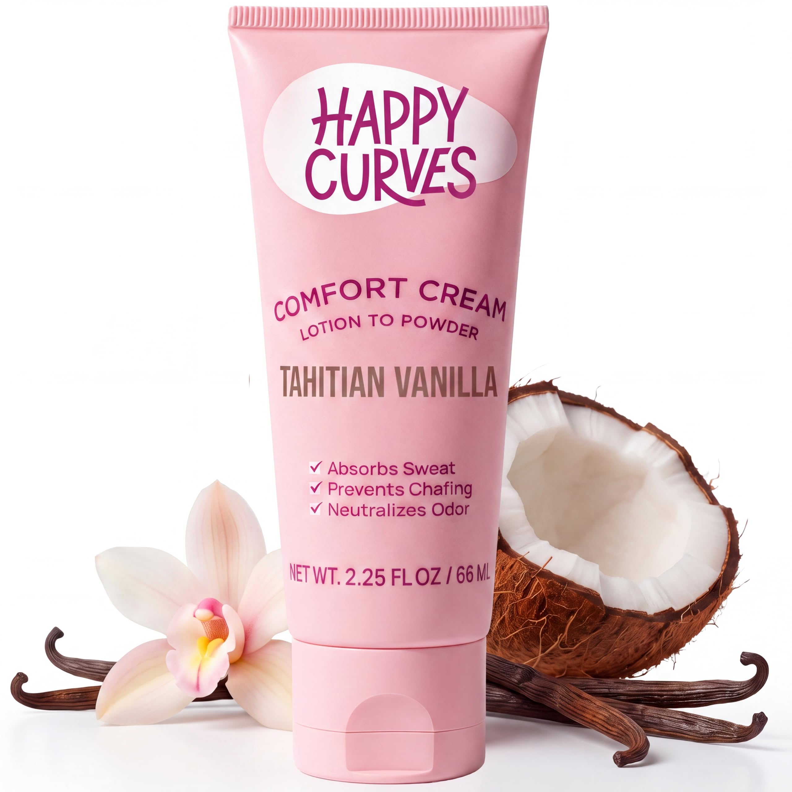 フェイスクリーム HAPPY Amazon.com: HAPPY CURVES Lotion to Powder Anti Chafing Odor