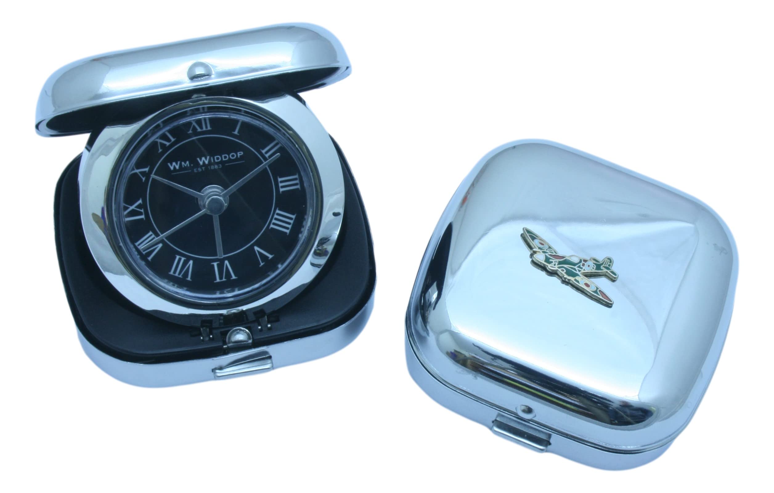 Gamekeepers Cottage gifts Camo Spitfire Travel Quartz Movement Alarm Clock 57