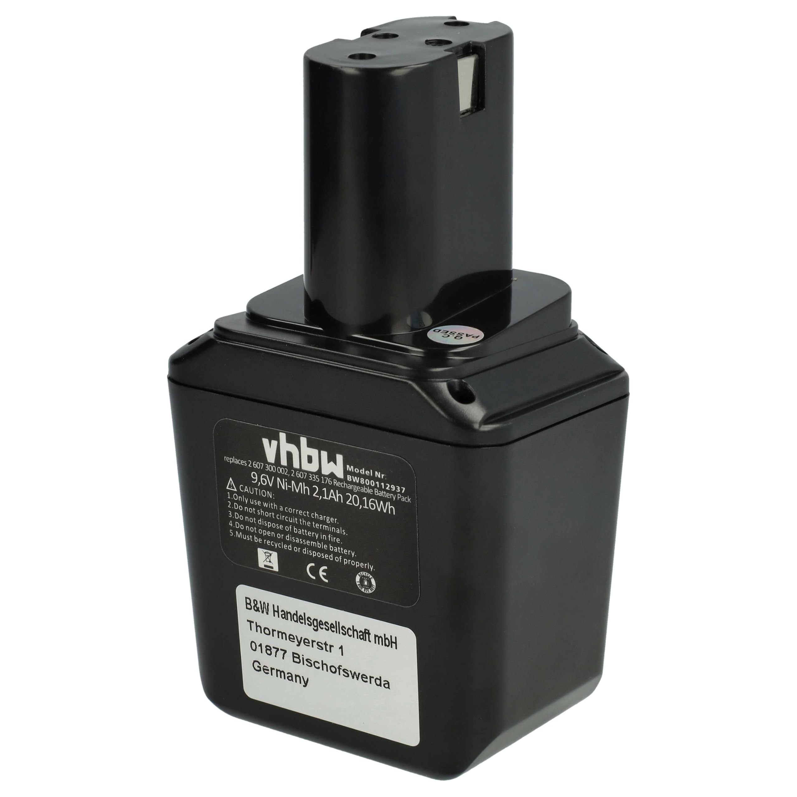 Vhbw Akku Für Bosch GBM-Serie 1. Generation – 9,6 V, 3000 MAh, NiMH, Kompatibel Mit Vielen Modellen