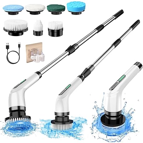 Electric Spin Scrubber: Effortless Cleaning with Promo Codes and Coupons!