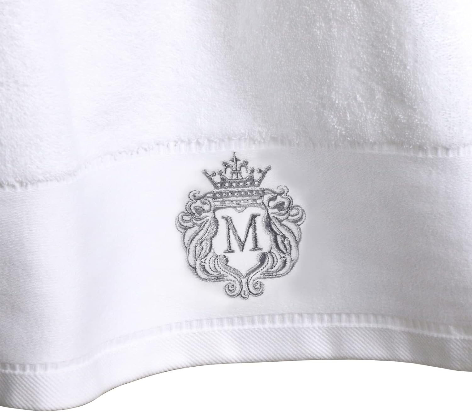 Luxury Bathroom Super Soft and Highly Absorbent Premium 100% Cotton Bath Towel Set for Gifts (White-M) - Image 3