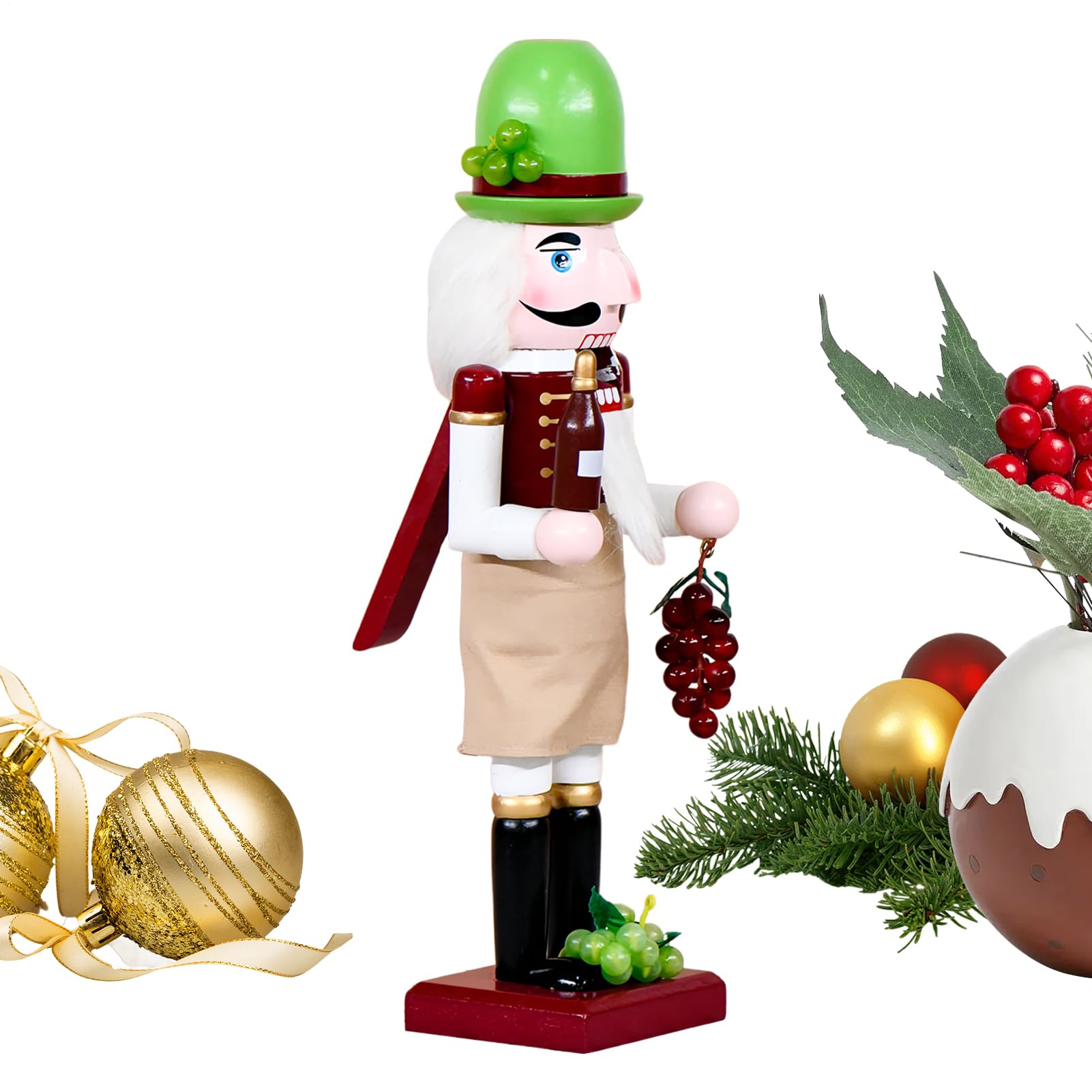 Casse-Noisette en Bois de Noël pour décoration de table de salon et chambre d'enfant