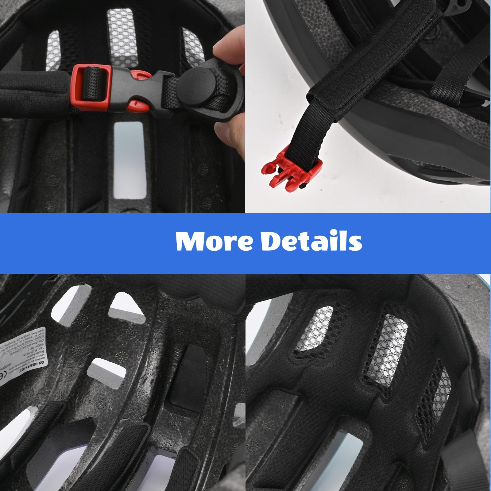 Casco de Bicicleta con luz Trasera para niños niñas y Adolescentes, luz Trasera Recargable de Seguridad, Ligeros y Talla Ajustables Cascos Infantil para múltiples Deportes