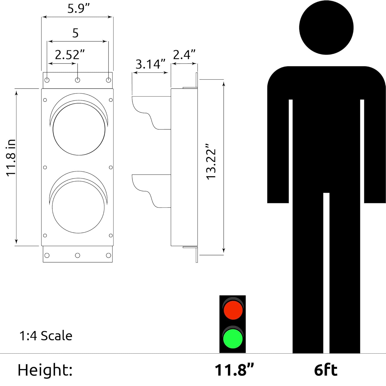 Exclusive Discount 70% Price Signaworks Industrial LED Traffic Stop Light 4 inch Diameter Lens, 2 Color Red/Green and Dock Bay Indicator Warning Light 12VDC or 24VDC Power Required Exclusive Discount 60% Price Signaworks Industrial LED Traffic Stop Light 4 inch Diameter Lens, 2 Color Red/Green and Dock Bay Indicator Warning Light 12VDC or 24VDC Power Required