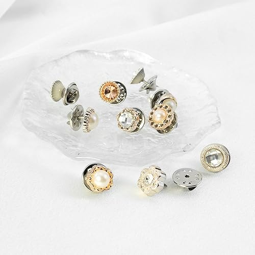 Miniatura 8 de Quacc 10 pines modestos para mujer botones de seguridad para bolso de bricolaje, cárdigan, vestido, ropa