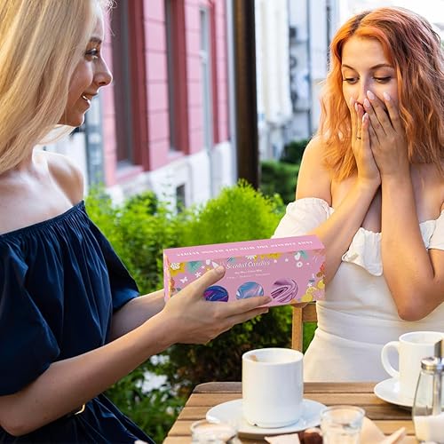 Miniatura 5 de Juego de 3 velas perfumadas, juego de velas de aromaterapia, velas perfumadas para el hogar, para invierno, vacaciones, Navidad, vacaciones, clima