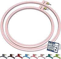 Vista 13 de Aro de bordado de plástico de Maker Susan, Serie Hello, aros de punto de cruz para principiantes, aro para punzón con aguja, marcos de bordado