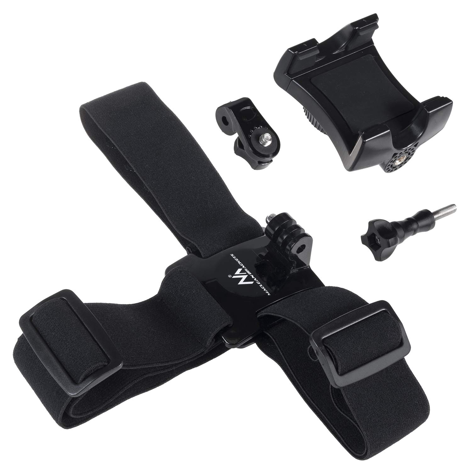 Maclean Fast Connect MC-825 uniwersalny uchwyt na telefon komórkowy kampera uchwyt sportowy fitness outdoor pasek na głowę do GoPro