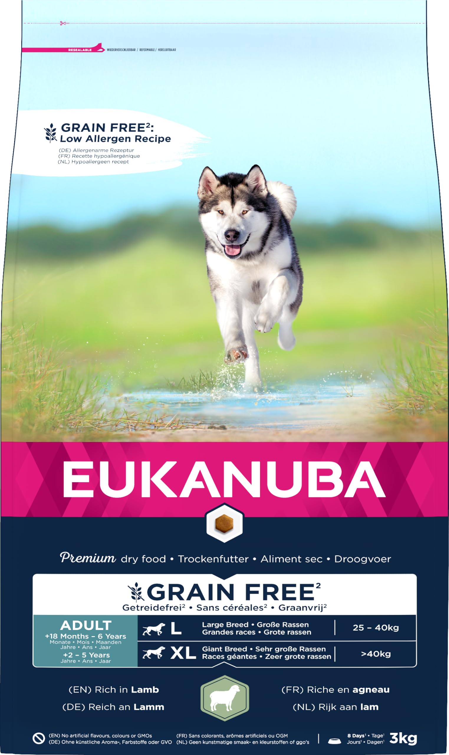 Eukanuba Grain Free Adult Small & Medium met Zeevis ▻ Pak je voordeel vandaag nog