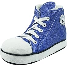 Childrens Fleece Winter Indoor Slipper Boots House Dark Blue&black Little Kid Size 10-11