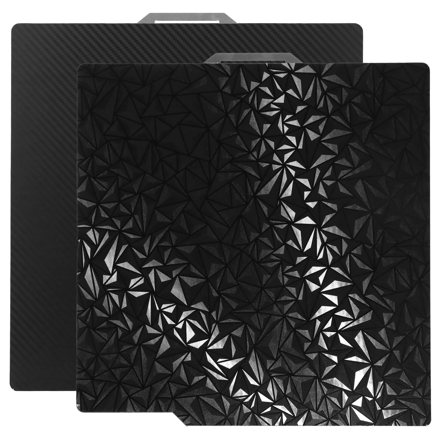 Plaque D'impression Double Face PEO+PET Pour Bambu Lab X1/P1/A1 - 257x257 Mm, Magnétique à Ressort - Texturée, Adhérence Excellente, Retrait Facile