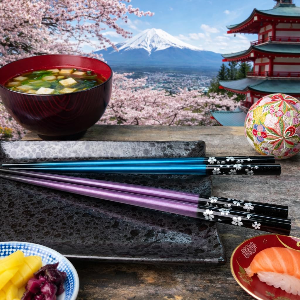 Premium Japanese Lacquer Chopsticks - Set of 2 -2