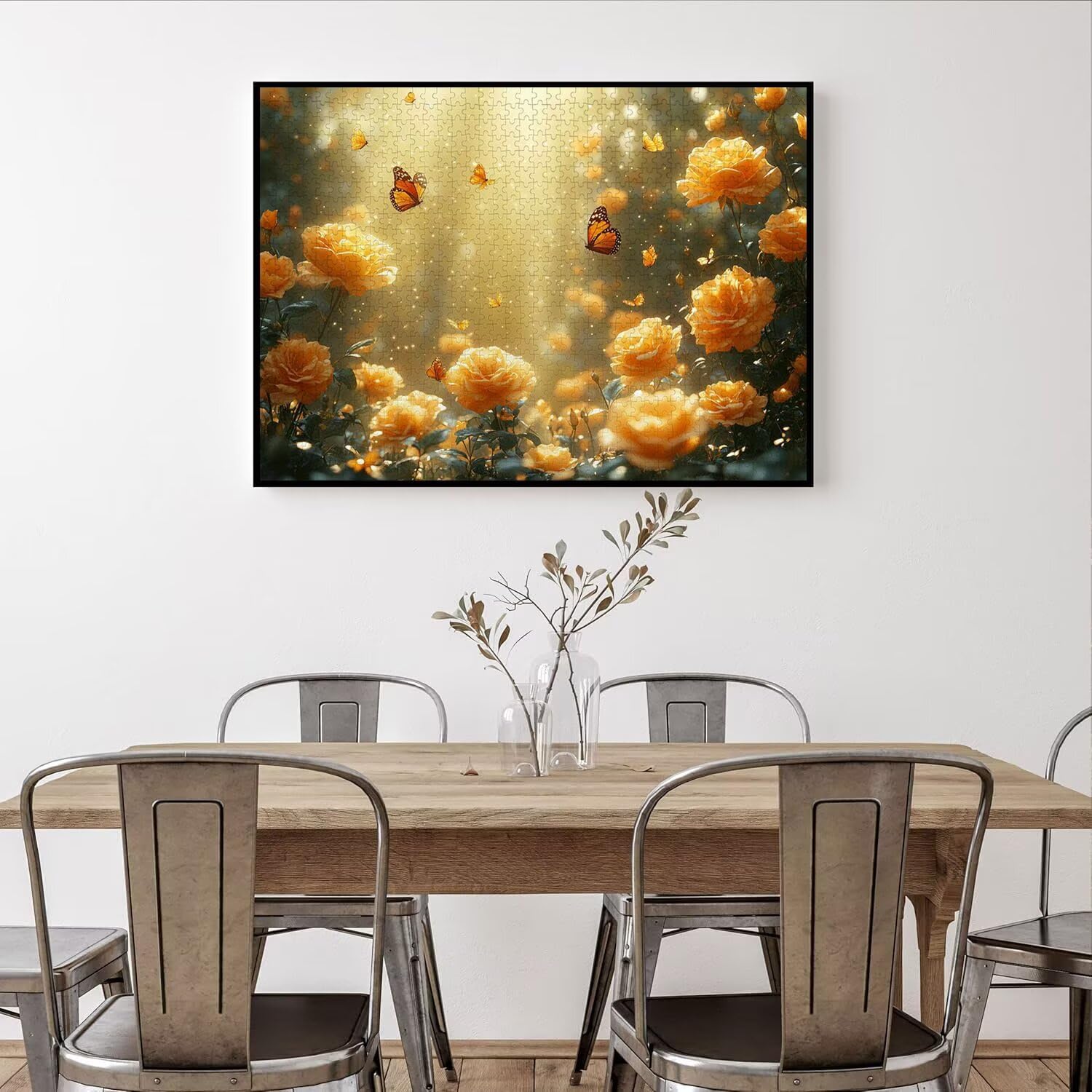 Puzzle 5000 Teile für Erwachsene, 3D Puzzle Rose Holzpuzzles, n-543