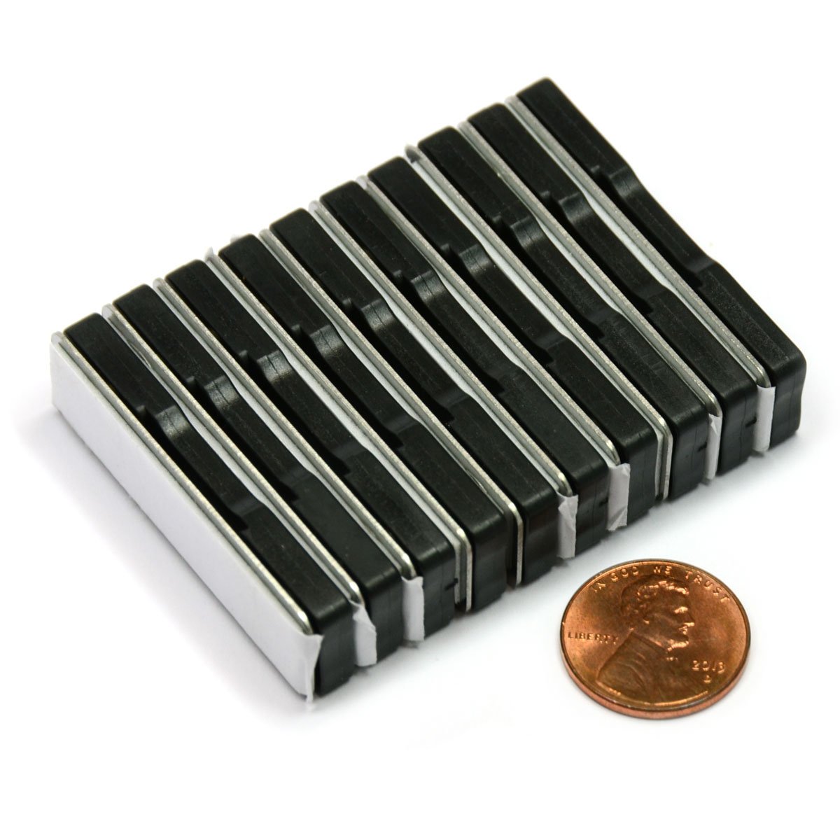 CMS Magnetics(r) Name Badge Magnets BM-2Mag-2, Magnetic Badge Attachments for Magnetic Name Tags, 3M Adhesive Back Plates Included, 100 Sets - Image 3