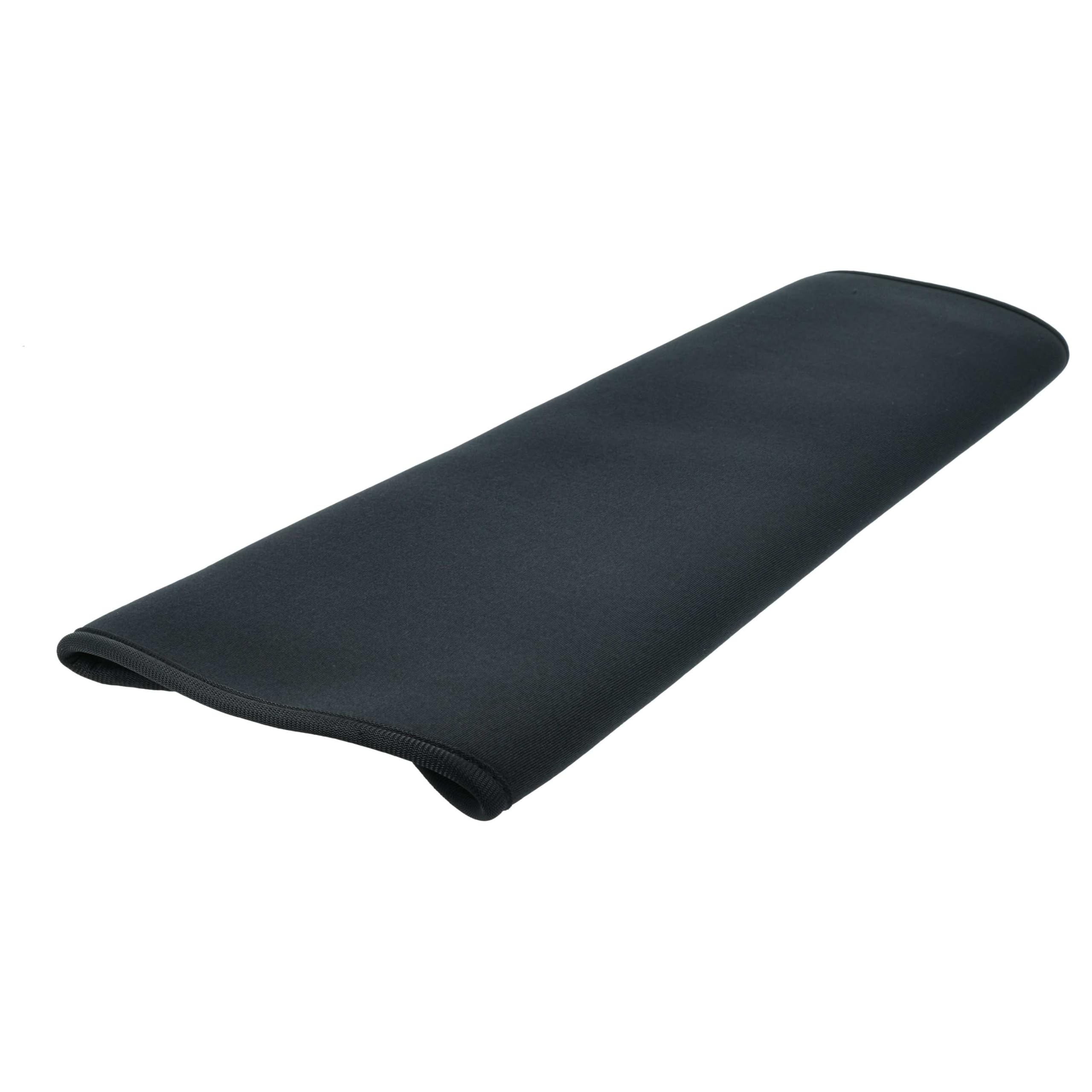 vhbw copertura protettiva universale per per batteria e-bike - per telai da 28 - 42 cm, idrorepellente, neoprene, nero, con chiusura a strappo