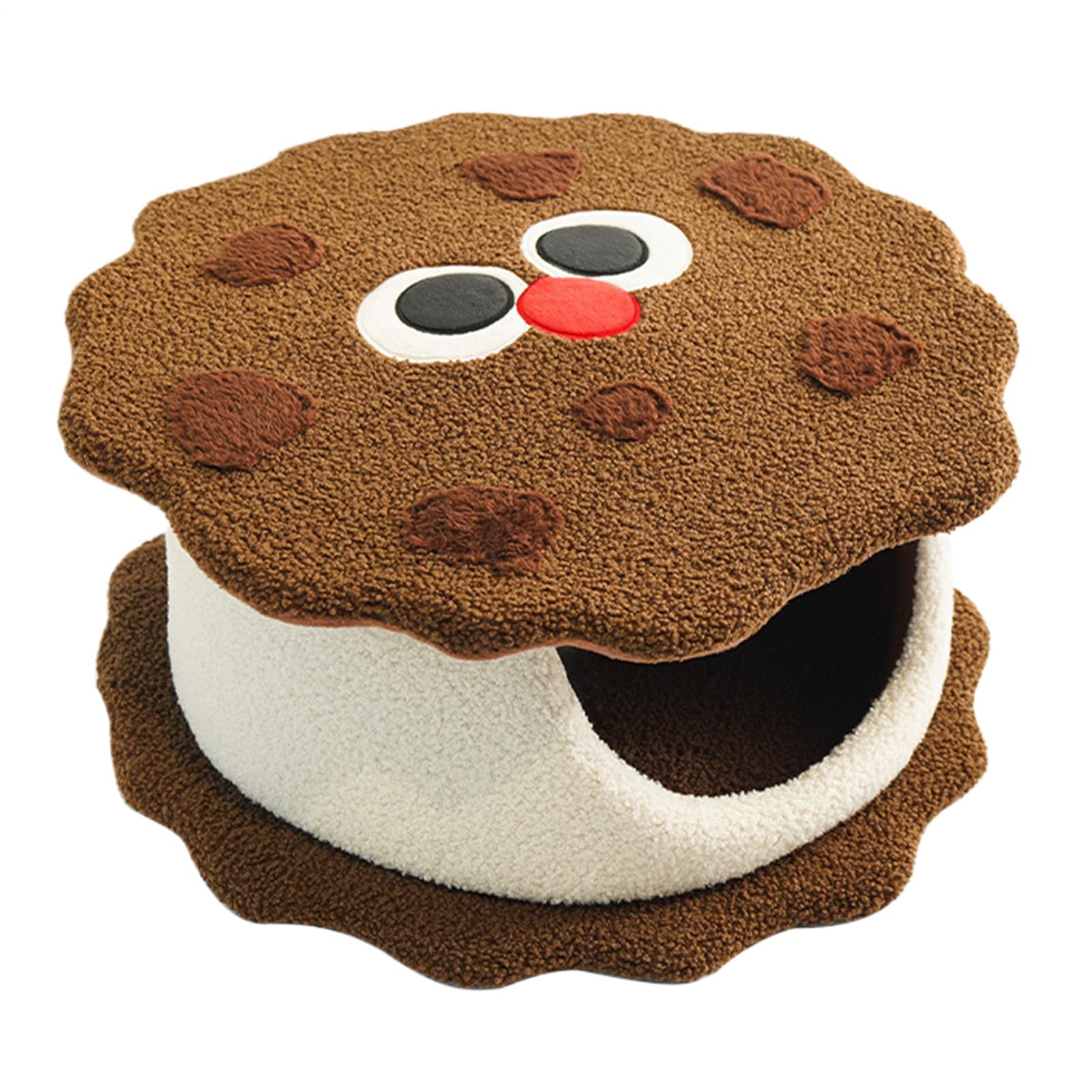 Niche pour animal de compagnie confortable avec coussin amovible