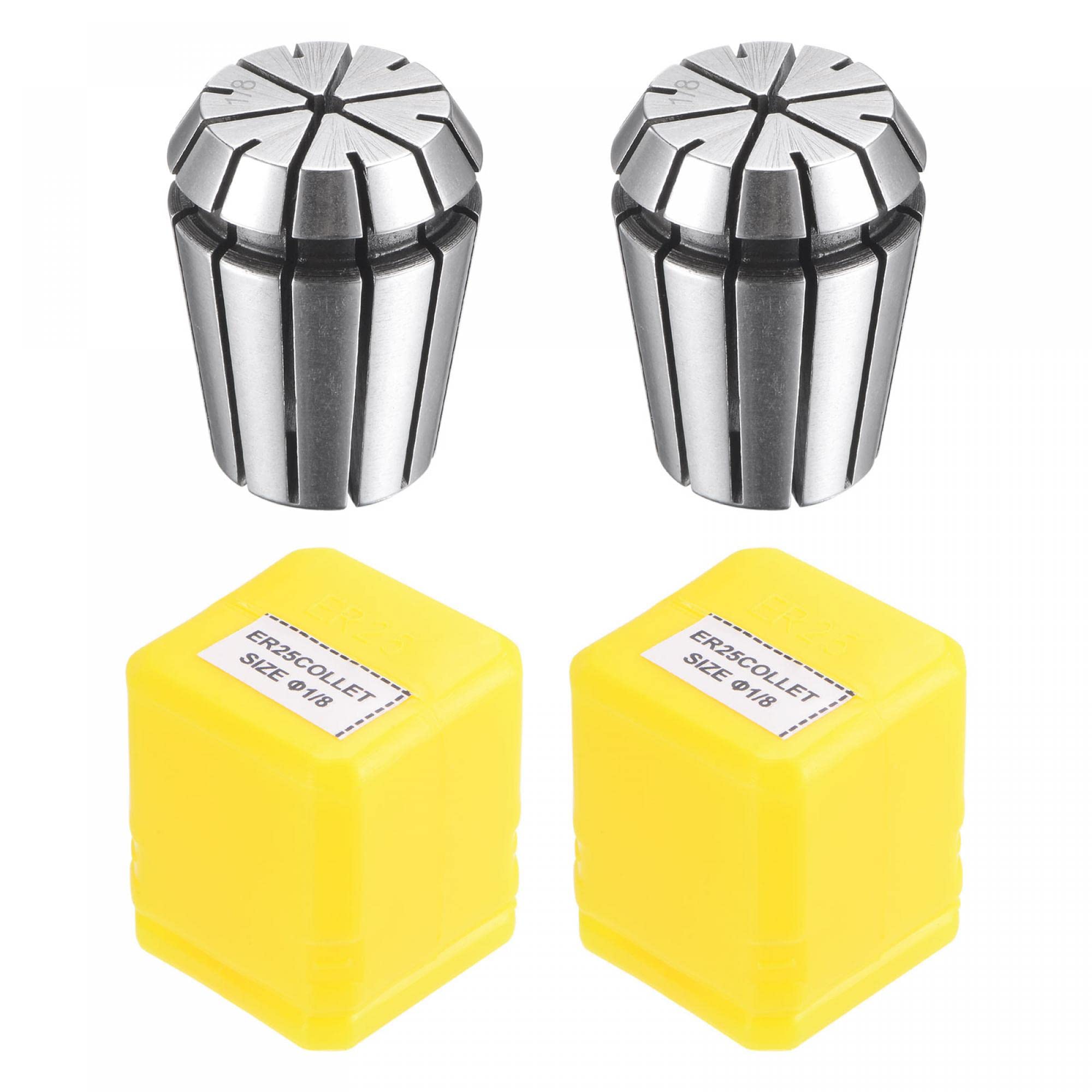 Collet de serrage ER25 1/8 anti-vibration pour éliminer le jeu sur broche CNC