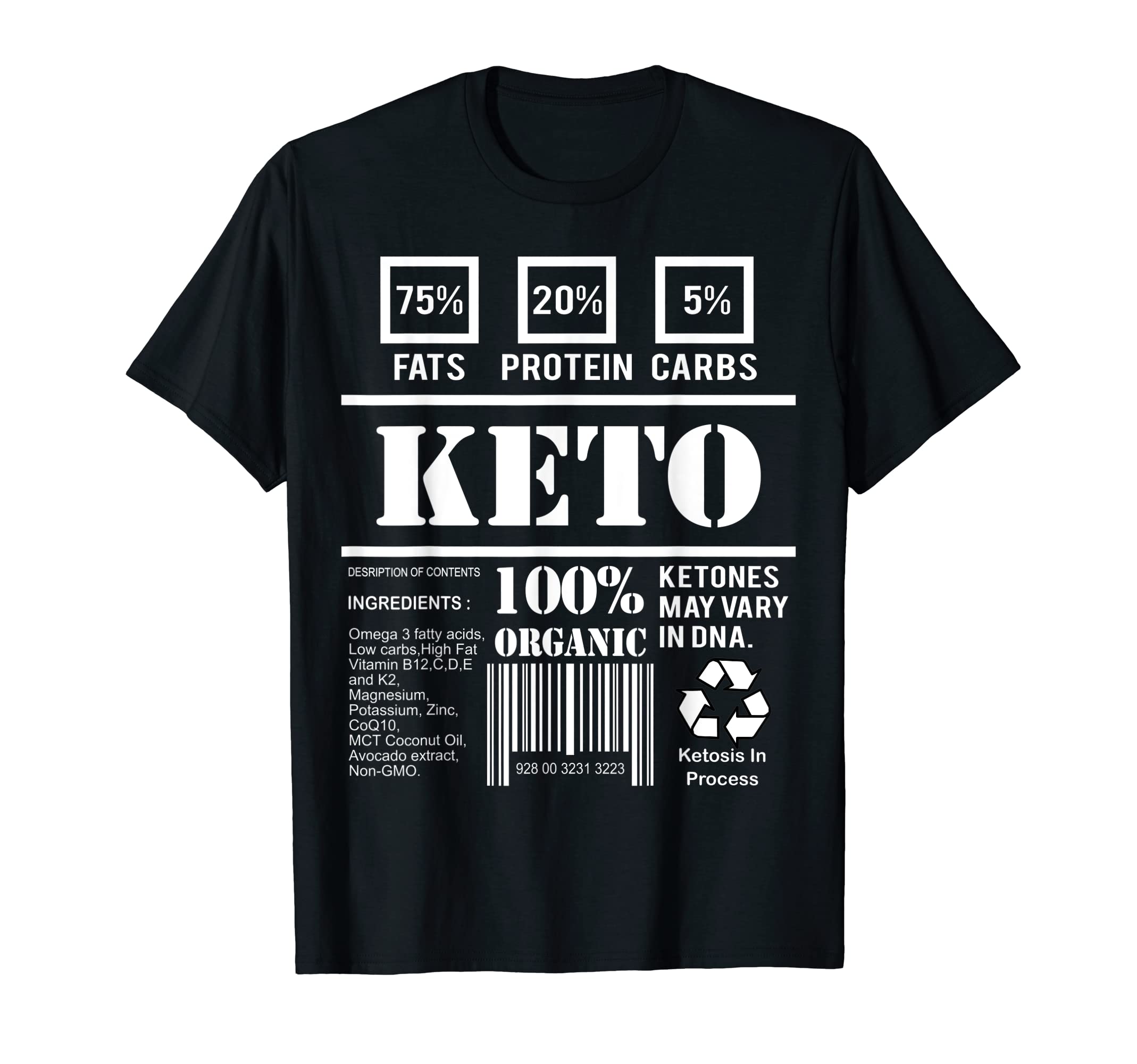 Keto Gain XKeto Shirt - Ketogenic Diet Ketosis Gift Present T-Shirt