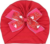 Vista 30 de Gorro de punto para bebé con lazos lindos turbante para envolver el sombrero (MZ6)