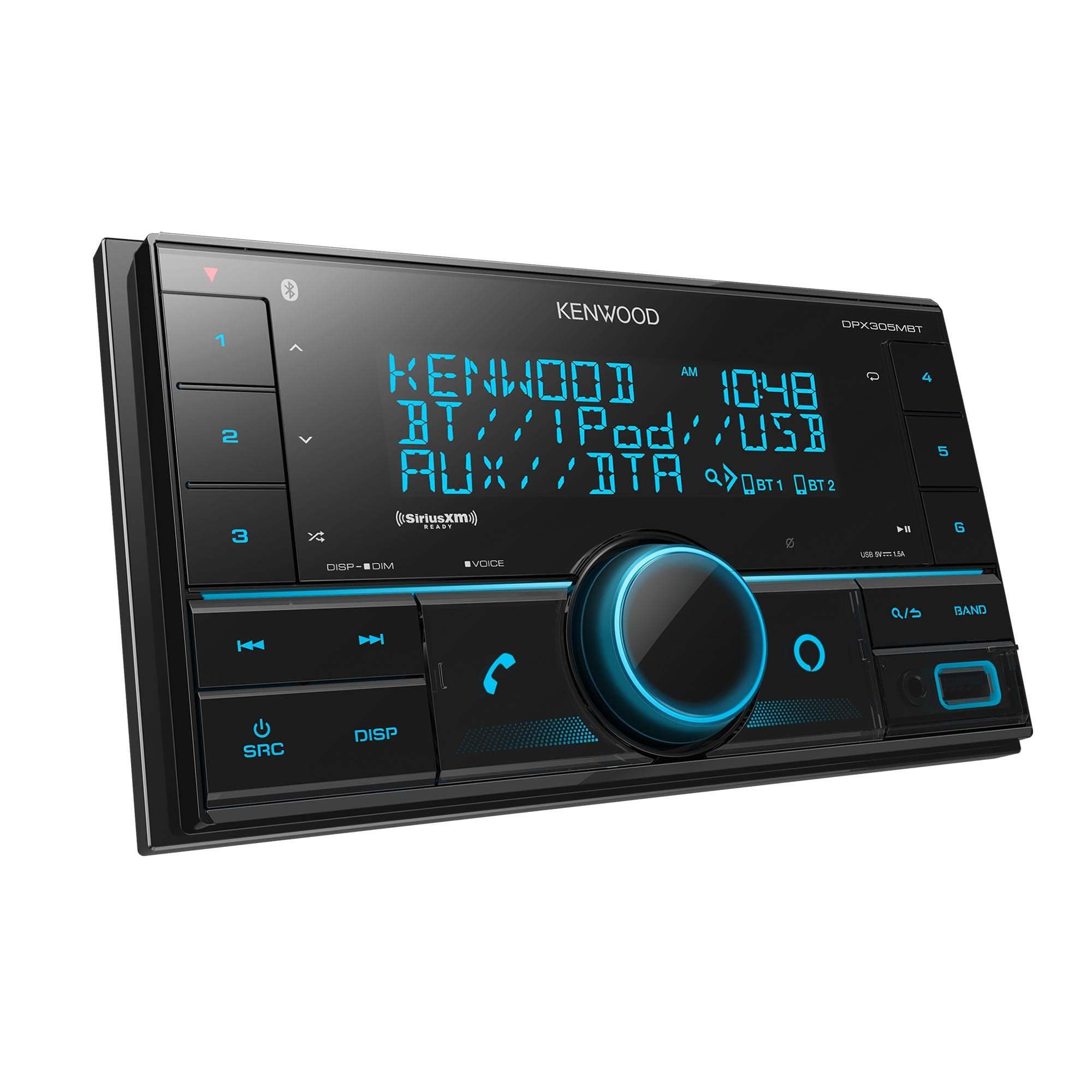 Amazon.com: Kenwood DPX305MBT Dual-DIN Digital Media Receiver w