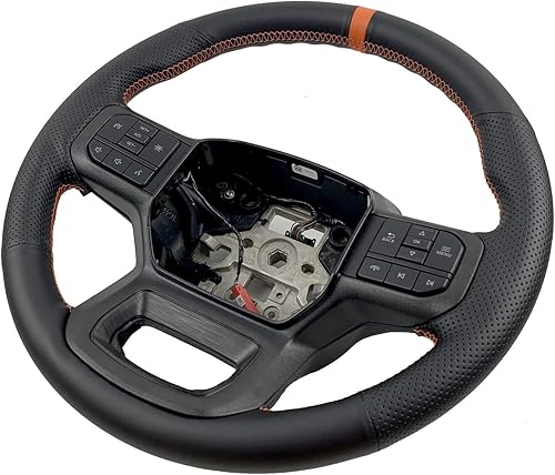 Miniatura 8 de Funda protectora para volante de uretano para Ford F-150 F150 XLXLTLimited 2021 2022 (marcador naranja)