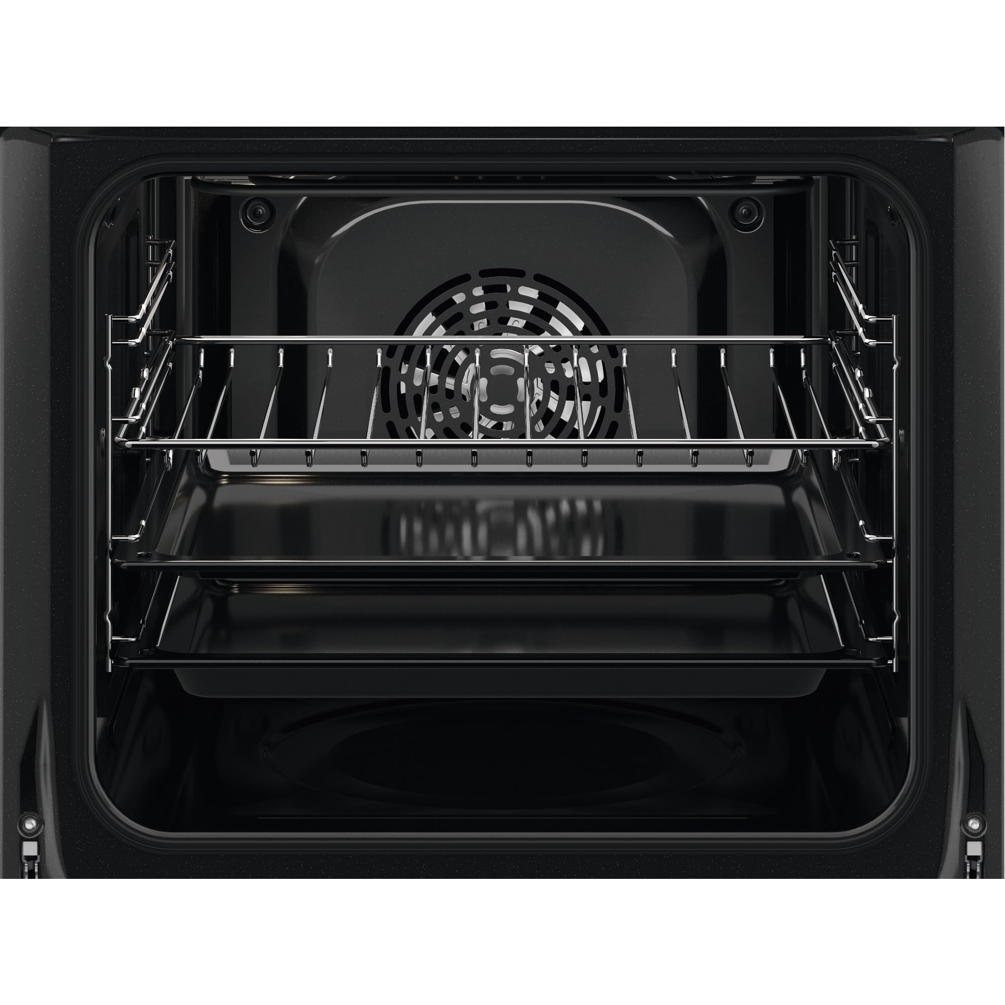 Electrolux CKB101W Horno Integrable Multifunción 60 cm, Limpieza AquaClean, 6 Funciones, Cavidad XXL, 58L Capacidad, Mandos Fijos, Puerta 2 Cristales, Blanco, Clase A
