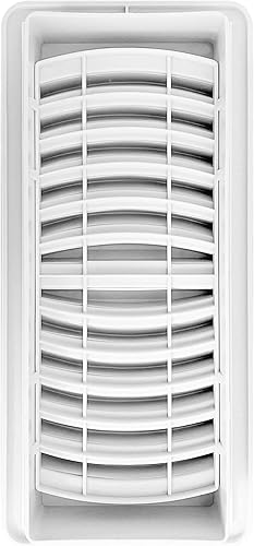 Miniatura 8 de Tech Drive Registro decorativo de suelo, cubiertas de ventilación de 4 x 10 pulgadas para ventilación de escape de HVAC y decoración del hogar,