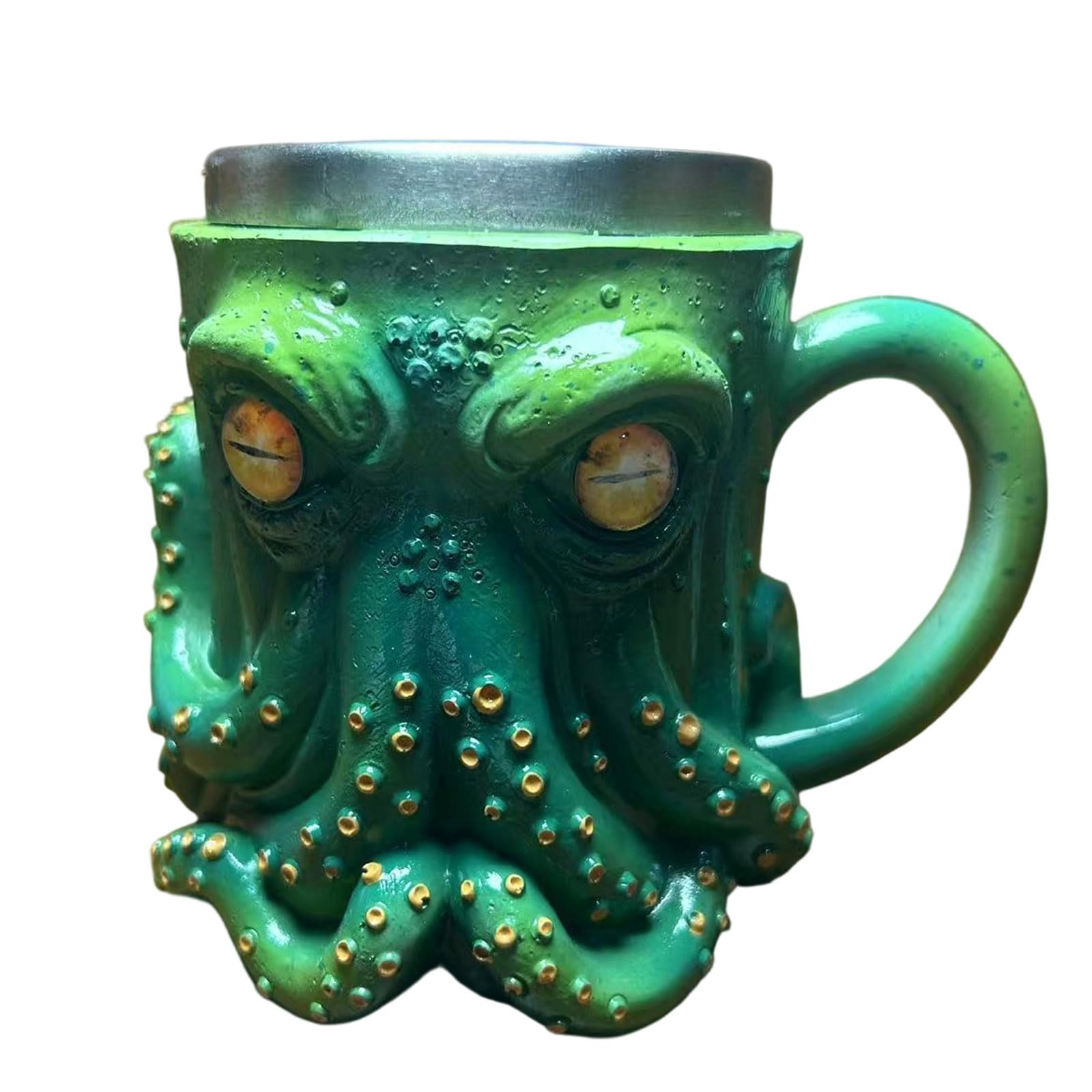 Tsophreniq Functional Octopuses Cup Serving As Home Ornament or Practical Mugs for Family Event Interactive Pleasure Promoters Octopuses Mugs
