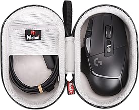 Mchoi Hard Carrying Case Suitable for Logitech G502 X Plus Lightspeed Wireless RGB Gaming Mouse / G502 Hero High Performance Gaming Mouse, Shockproof Gaming Mouse Travel Protective Case, Case Only