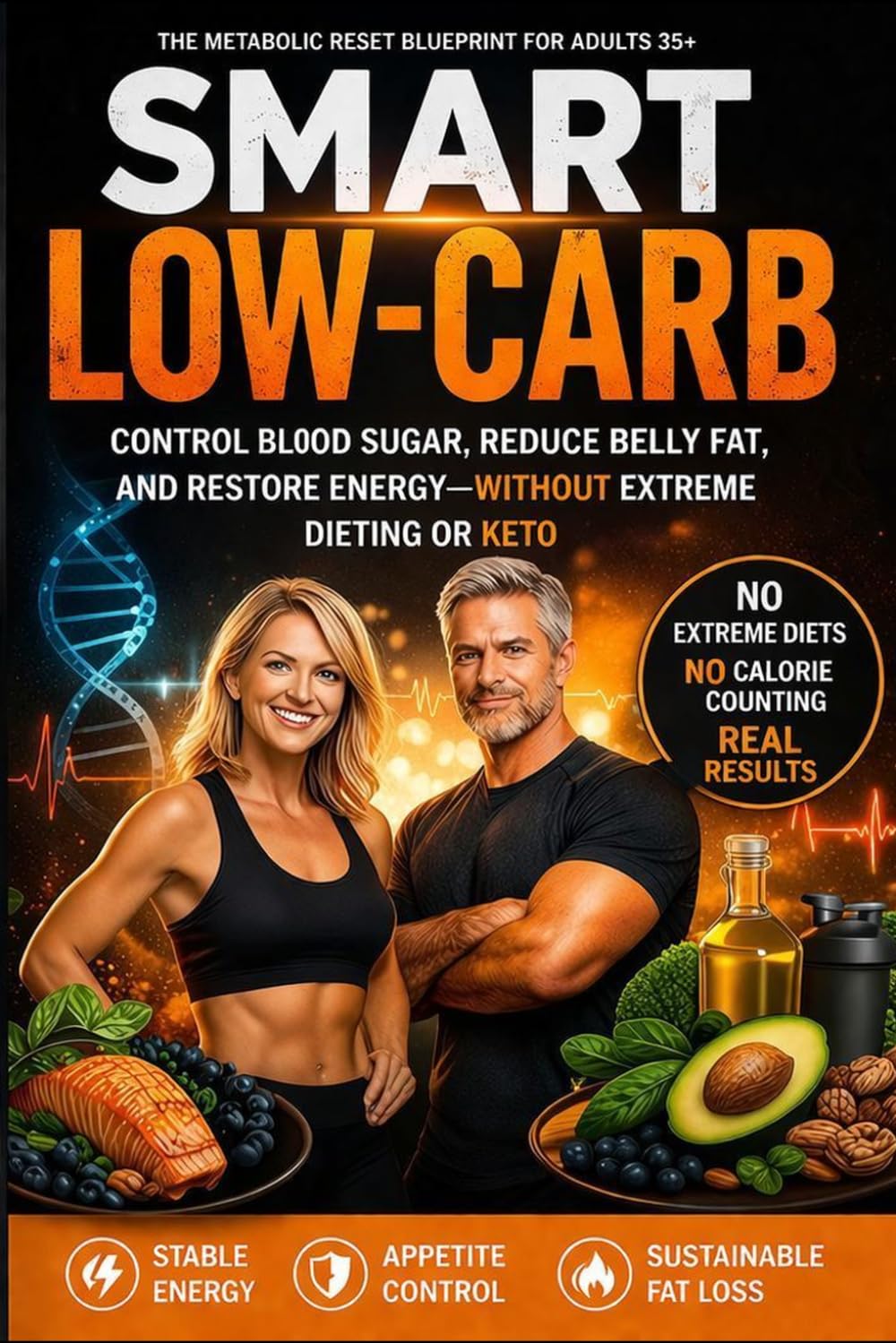 SMART LOW-CARB: The Metabolic Reset Blueprint for Adults 35+: A Strategic Low-Carb System to Reset Metabolism, Control Cravings, and Restore Energy ... Without Extreme Dieting or Counting Calories