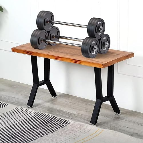 Miniatura 4 de ITeeLas Patas de metal para mesa de 16 pulgadas, patas de banco resistentes, patas de metal para mesa de café, color negro, juego de 2 de 16