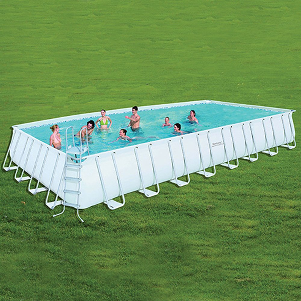 Bestway - Superficie Piscina 956 x 488 x 132 cm con Cartuccia purificatore 9,463 Litri/Ora