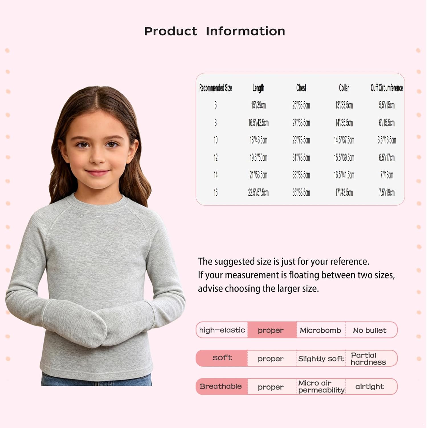 Girls Shirts with Mittens Adaptive Tops Casual T-Shirts | Mittens T-shirts,Adaptive Shirts,Special Needs Clothing,Long Sleeve,Mitten,Built in Hand Cover Sleeves,Mitten Tee
