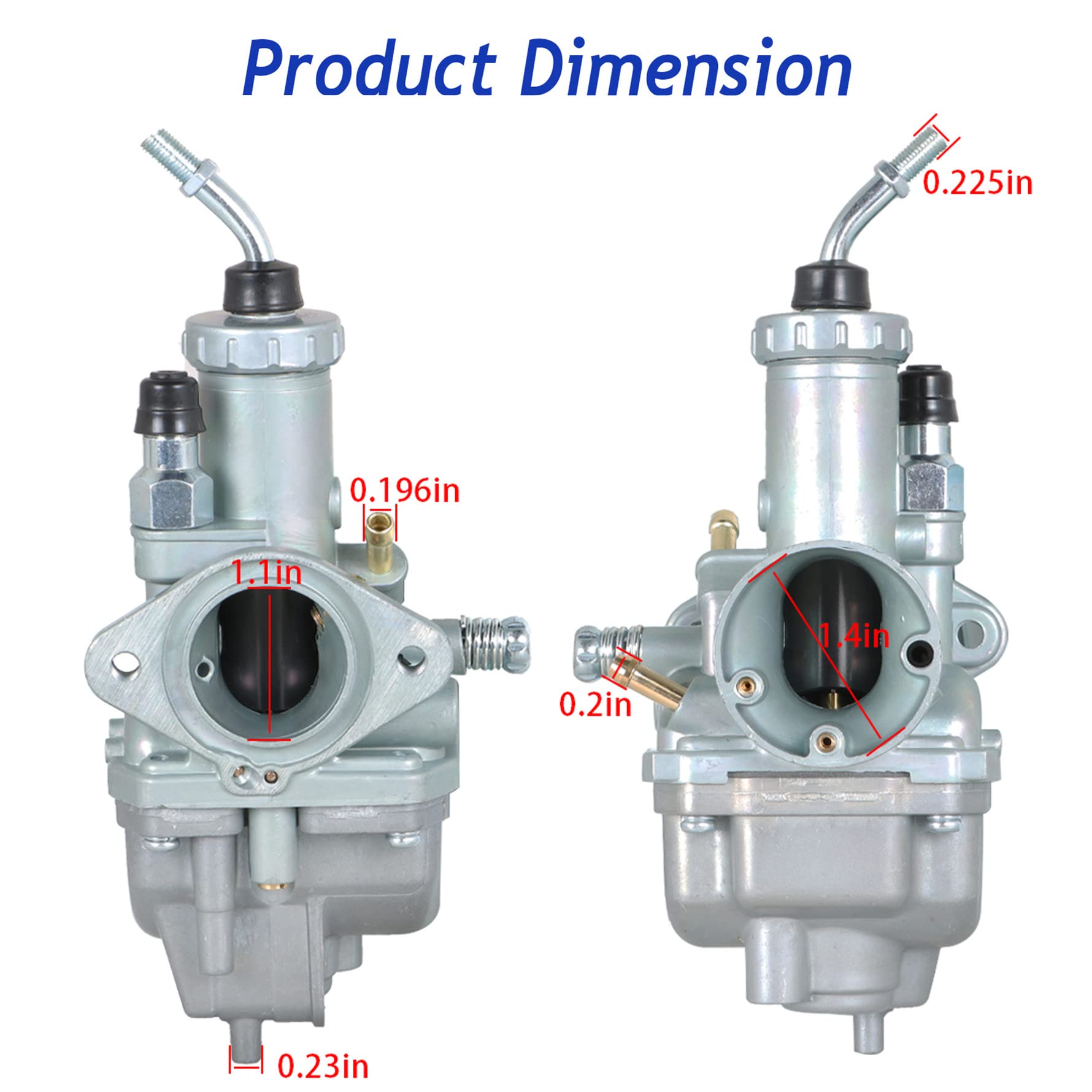 Yamaha 350 Carburetor For Yamaha Timberwolf 250 YFB250 Tri Moto