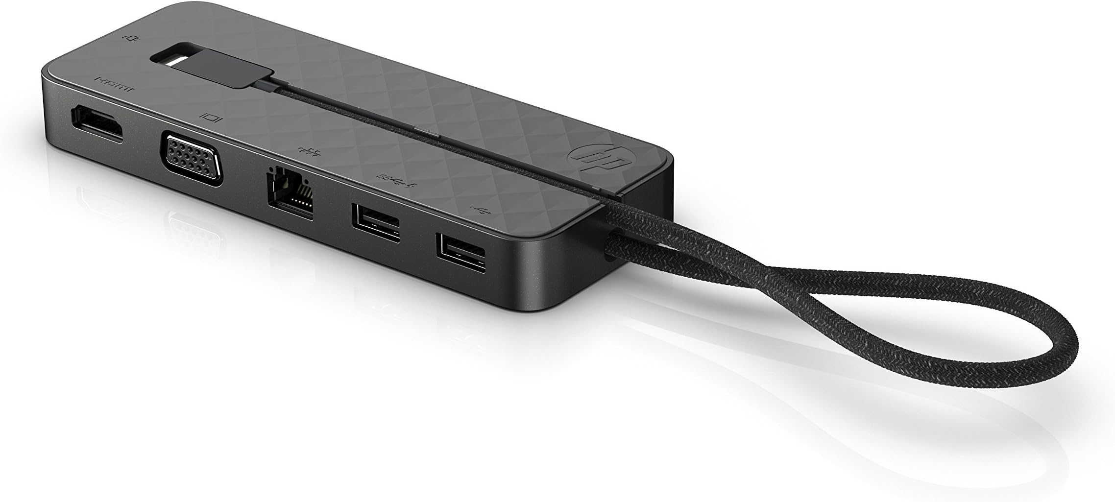 HP Spectre Travel Dock for HP USB-C Charging Laptops (with VGA, HDMI, Ethernet, and multiple USB ports) (2SR85AA#ABL)