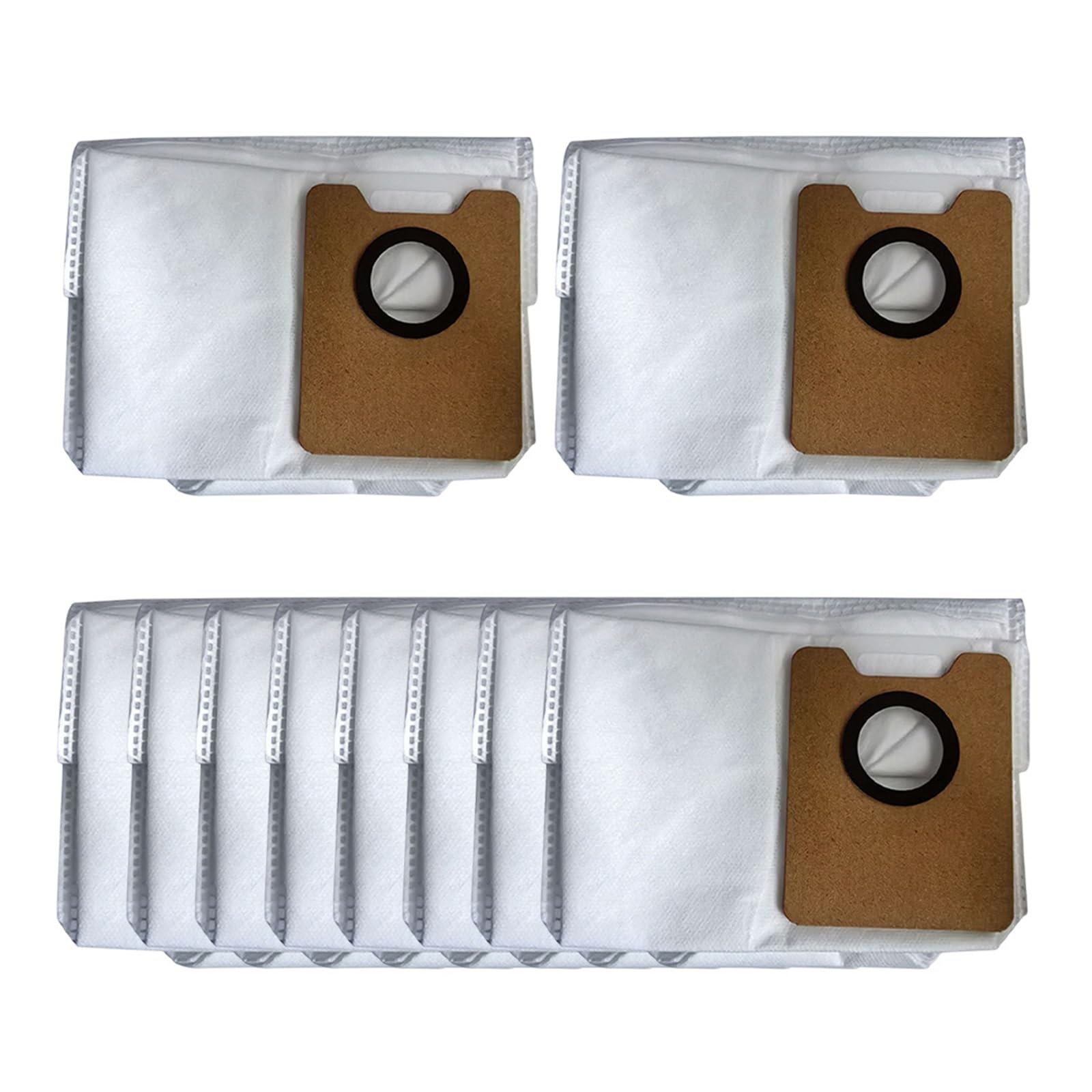 Kvcccss Set2 4/10 Pack Dust Bags ，Compatible For Ecovacs， Y1 For Pro / Y1 Pro Plu-S Robot Vacuum Cleaner Household Appliance Cleaning Tool Accessories(Set2)