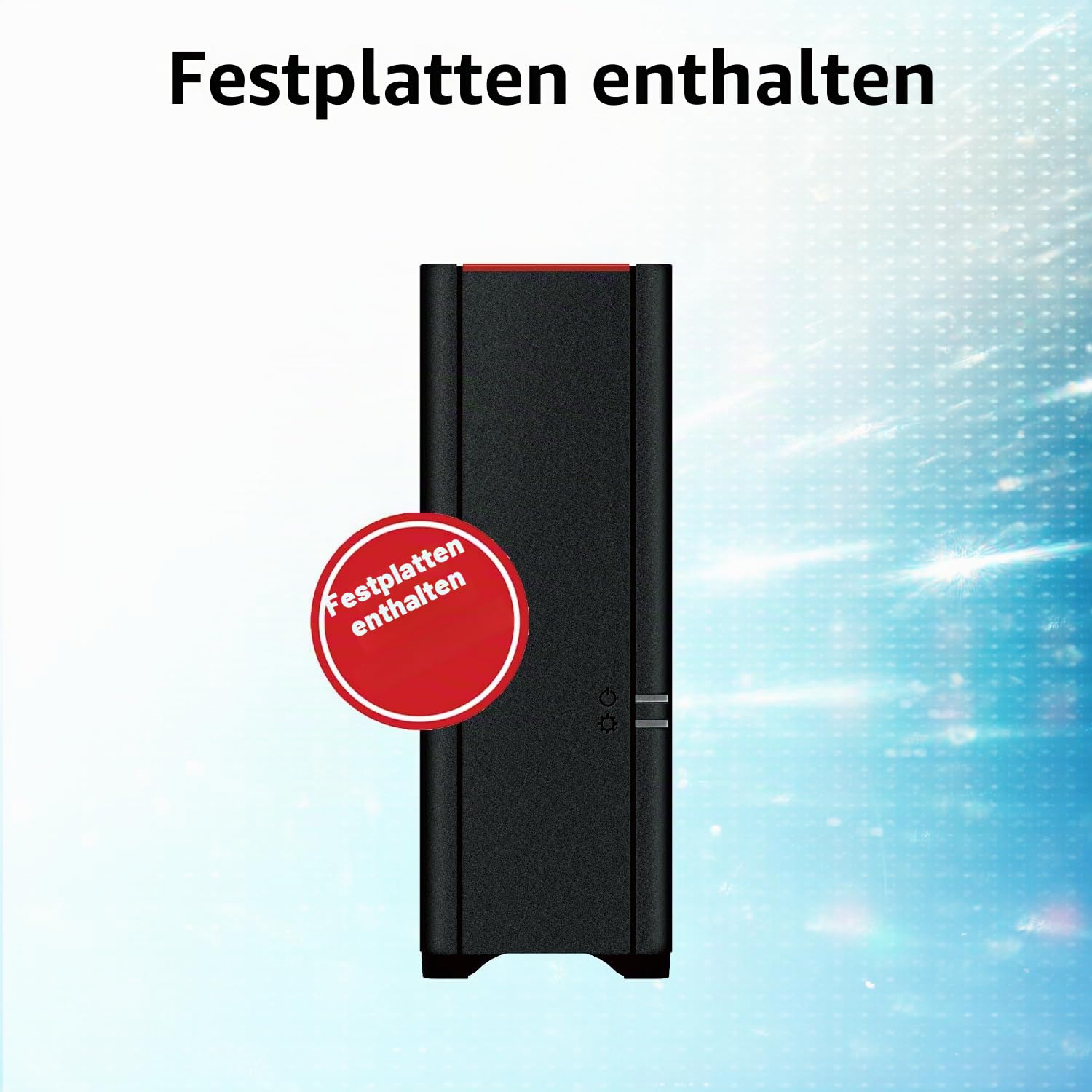 Buffalo LinkStation 410 2 TB High Performance NAS Persönlichen Cloud Storage und Media Server schwarz dunkelgrau 4 TB