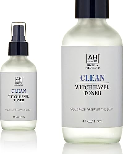 AHWellnessMD - Tóner de hamamelis antienvejecimiento para cara que ayuda a reafirmar e hidratar la piel, ayuda a tratar el acné, 4 onzas disponible en Yaxa Colombia
