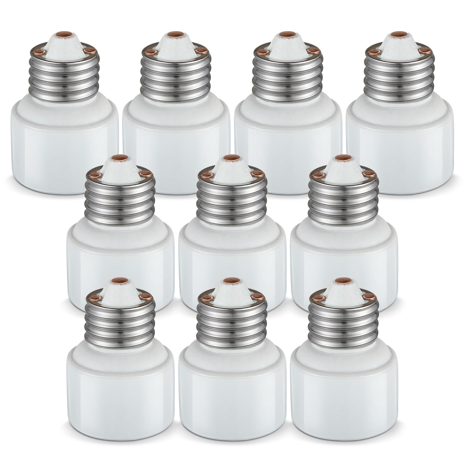 Porcelain Socket Extension Adapter - E26 to E26 Standard Medium Screw Bulb Socket Extender