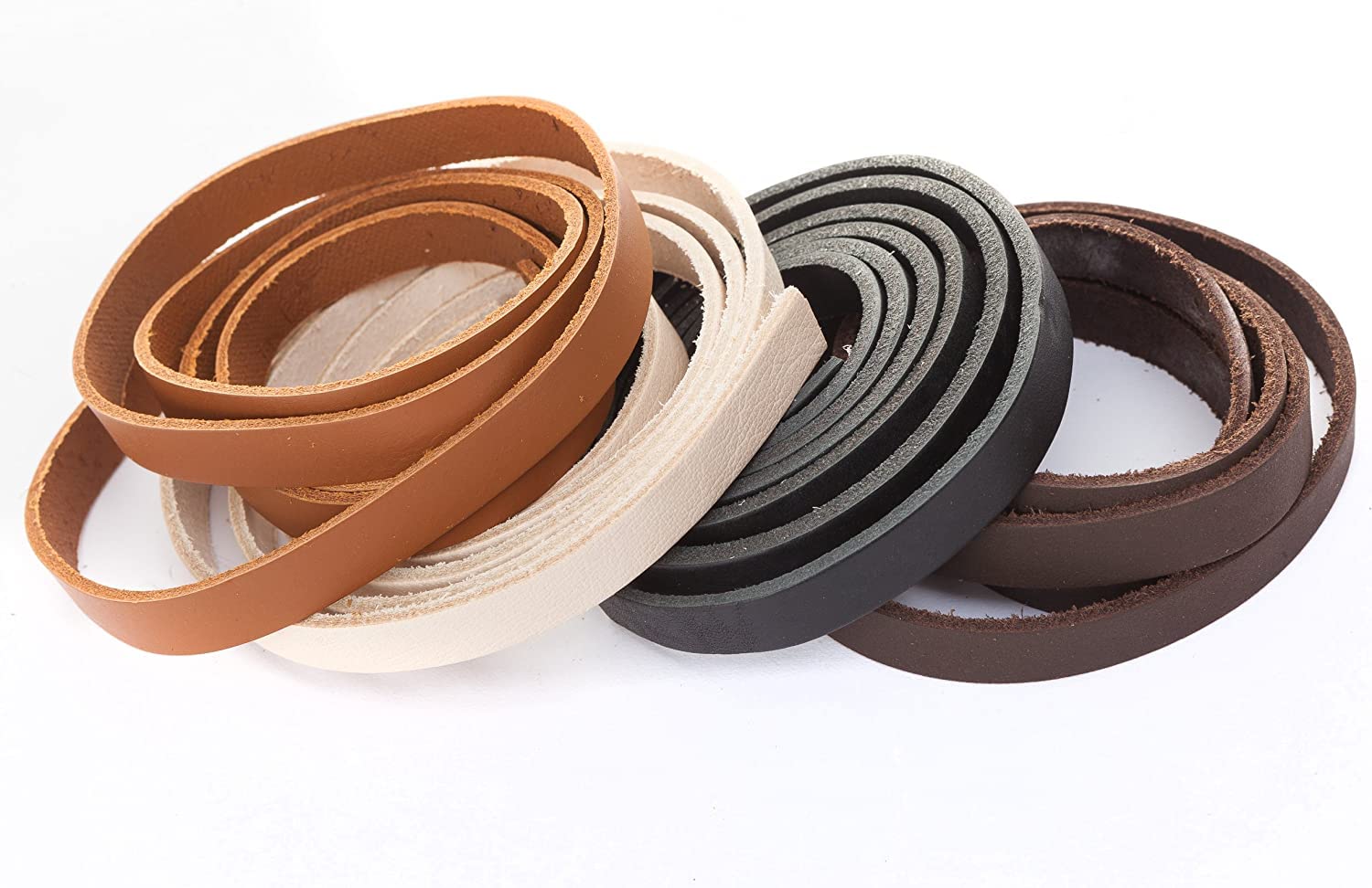 Cinturino In Vera Pelle 1 Metro - Larghezza 40 Mm Per Artigianato E Gioielli - Foto 10