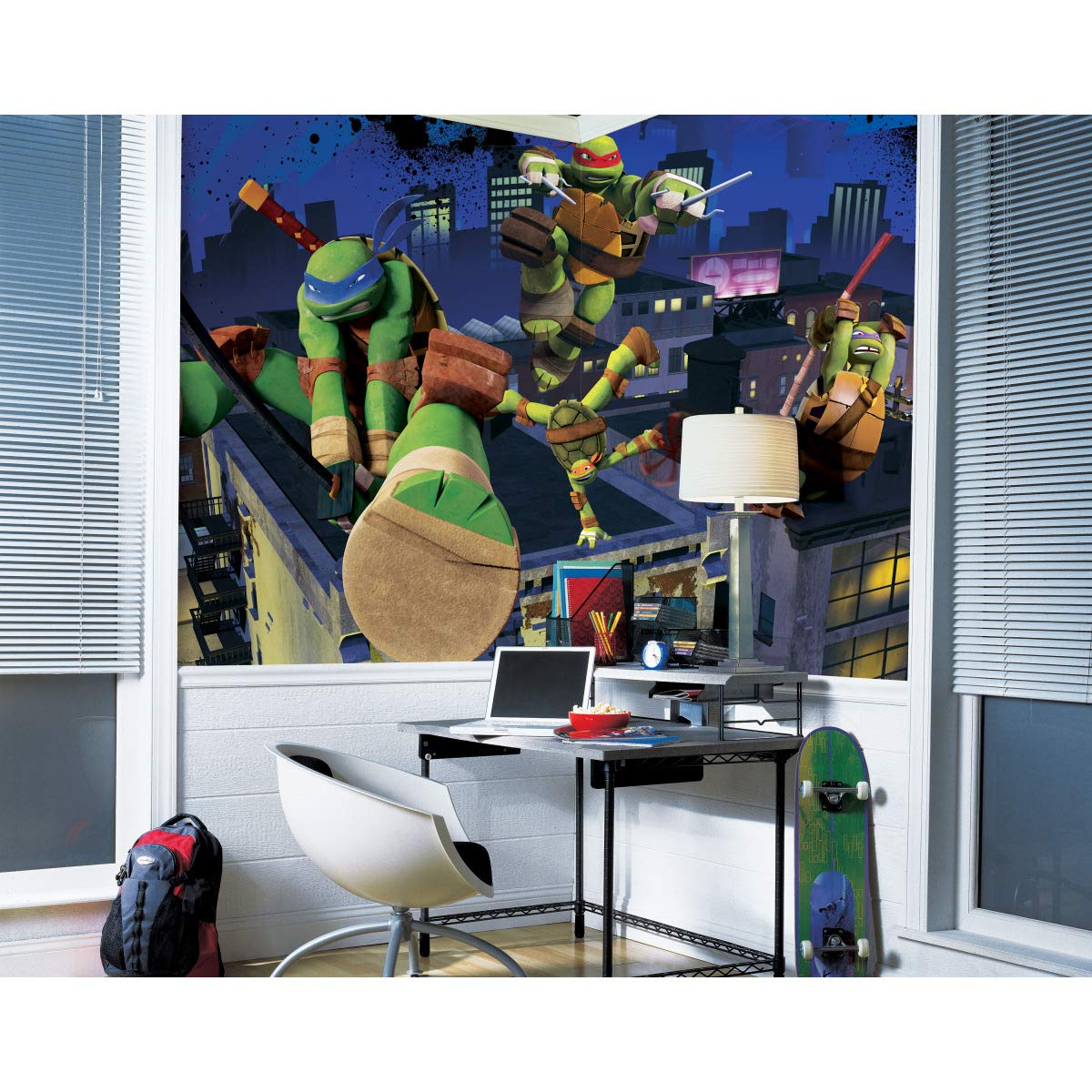 Home Teenage Mutant Ninja Turtles 3D Hole Effect Wall Sticker Art Decal