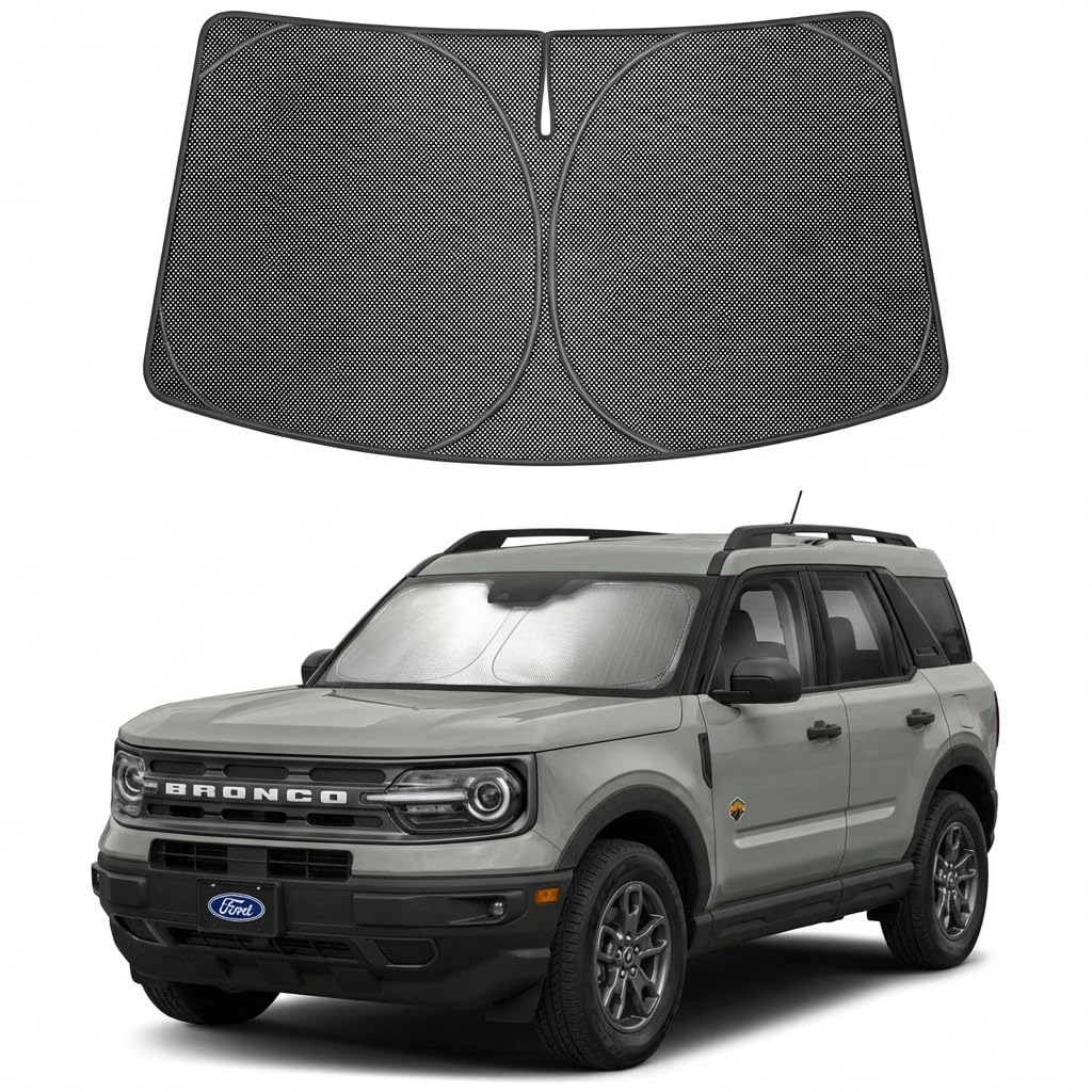 Proadsy Custom Fit Car Windshield Sun Shade for 2021-2026 Ford Bronco Sport