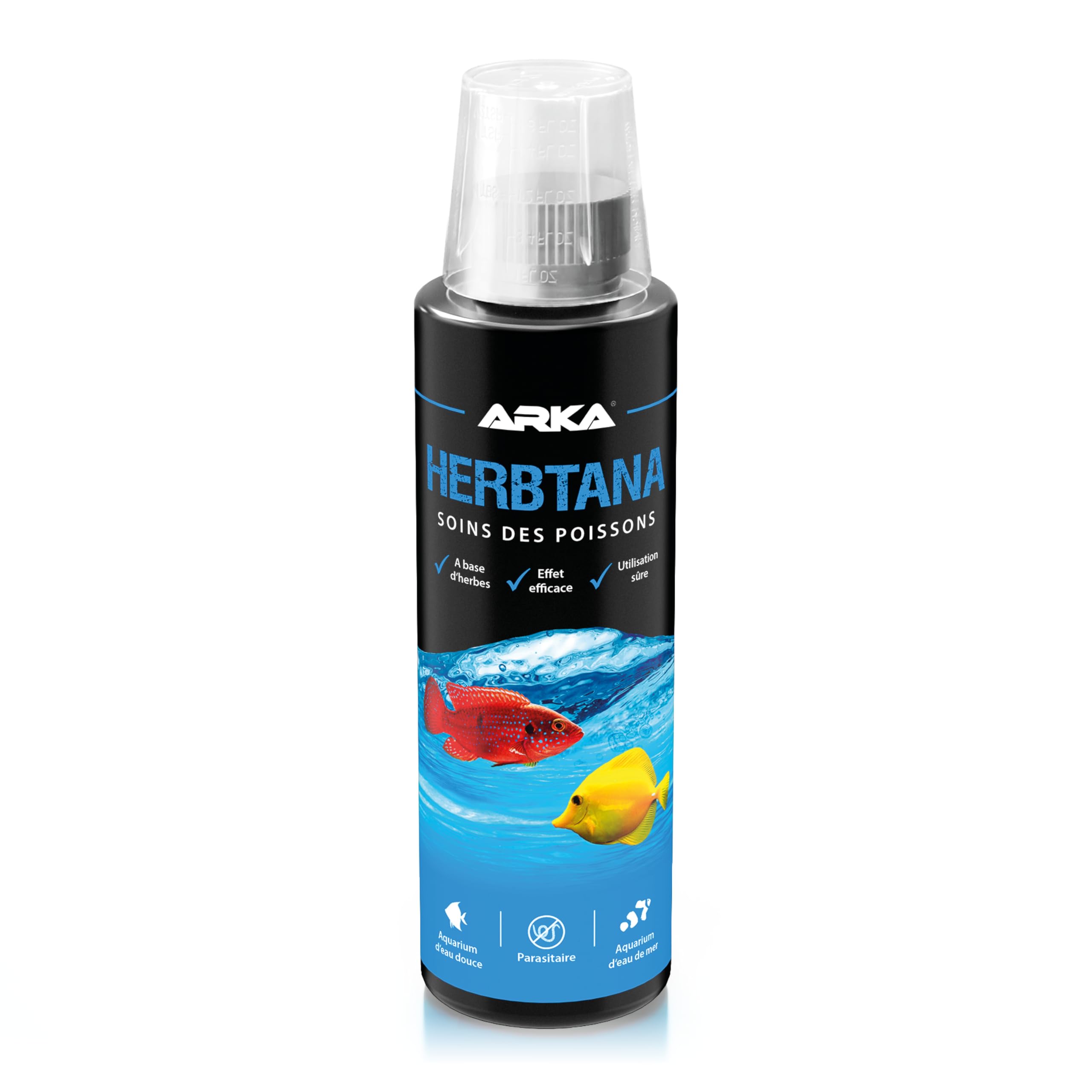 ARKA Herbtana 236 ML : booster de santé naturel pour poissons d'aquarium