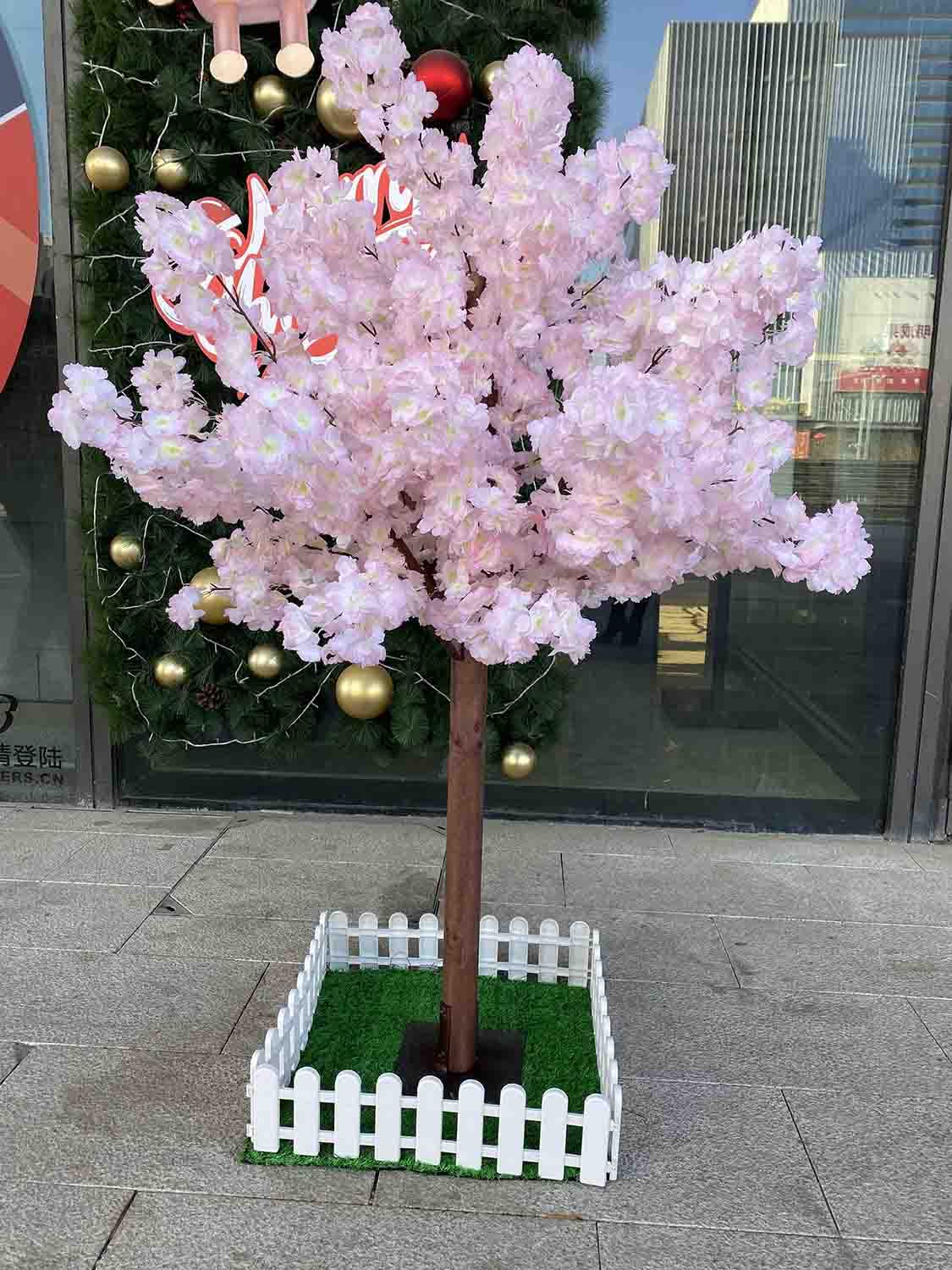 Buy Artificial Peach Blossom Trees Artificial Cherry Blossom Tree Silk