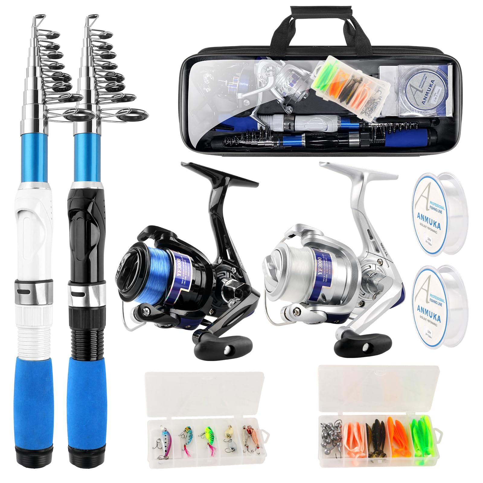 Fishing Lures Fishing Rod And Reel Combo Mouhike Fishing Rod Reel