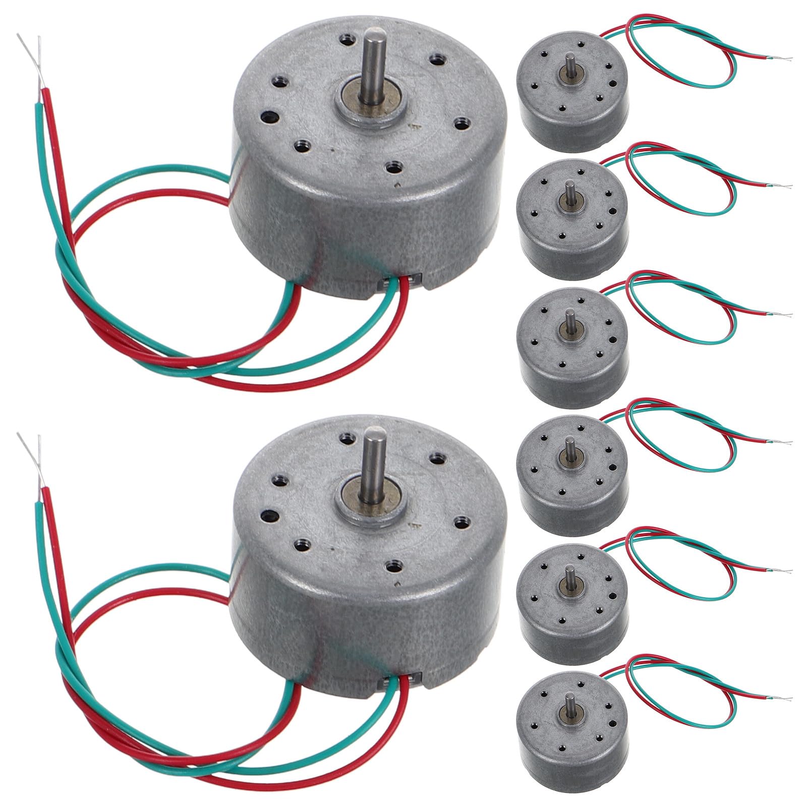 CALLARON Lot de 20 Petits Moteurs Électriques Câble en Métal, Mini-moteurs Solaires Solide et Efficaces pour Projets de Bricolage et Modèles Réduits